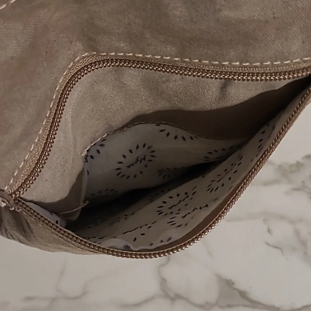 Myra Bag The Pocket Star Canvas Leather Crossbody Bag Boho Hippie Errands